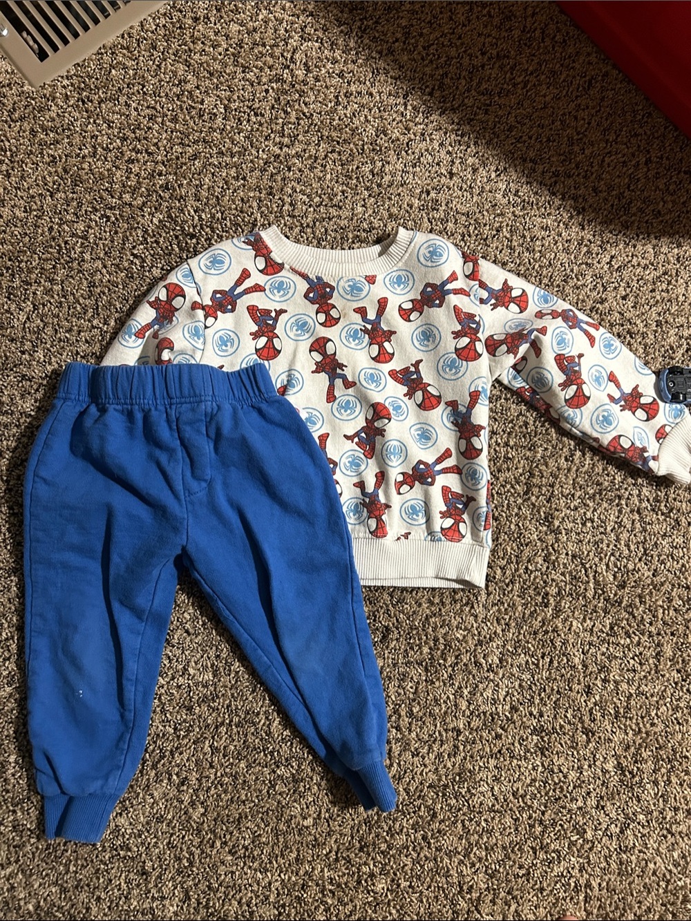 Marvel Blue Kids Joggers with Elastic Waist